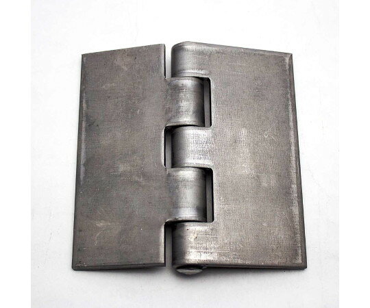 ●重量鉄扉用●取付は鉄部に溶接する●規格：125mm●A(mm)：127●B(mm)：62●C(mm)：19●D(mm)：9.5●E(mm)：4.5●F(mm)：9.3●材質：鉄