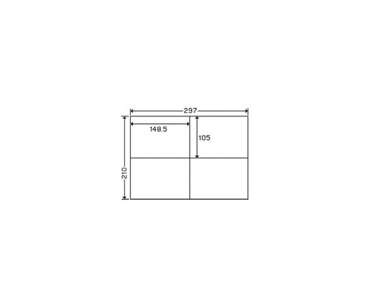 ●DMや請求書など、大量の宛名ラベル作成が手軽にできるコピー用ラベル。●トナー式PPC、熱転写プリンタに使用できます。●速乾性があり、インクジェットプリンタに使用しても、にじみがなく、キレイに印字できます。●原稿用のマスター用紙（2枚）も入っています。●シートサイズ：A4●シート内容：4面付●ラベルサイズ：148.5×105mm●入数：500シート（100シート×5）●商品呼称：ナナコピー（nanaブランド）●コード番号：149970