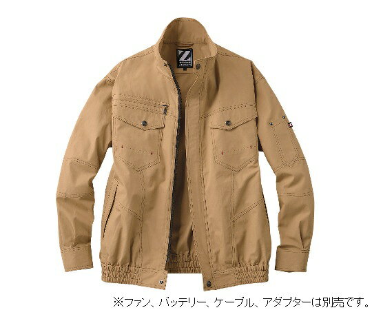 自重堂 空調服長袖ブルゾン　キャメル　L 1枚 74000-134-L