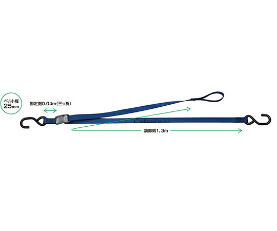 allsafe allsafe　バイク用タイダウンカム式 1本 BK-CP