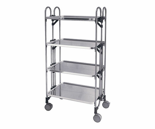 トクヤマ アボジワゴン　4段（折りたたみ式） 1台 HAB1102