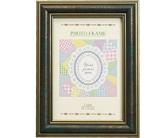 万丈 Nフレーム　1001　L判　ブルー 1個 NF2-L-BL