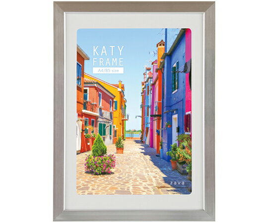 万丈 ケイティフレーム　A4判　シルバー 1個 KT-A4-SL(3)