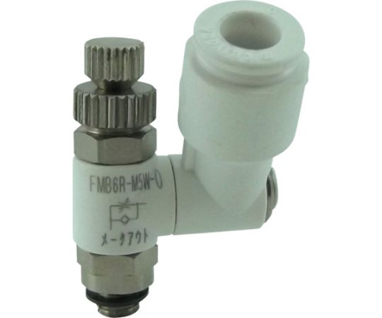 千代田通商 ファイブミニスピードコントローラβ白メーターアウト6mm・M5×0.8 FMB6R-M5W-O 1個