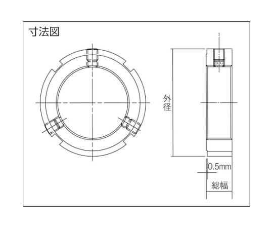 店内全品ポイント5倍★要エントリー★EVN ロックナット　EPT　直角度0.005　M75×2 EP...