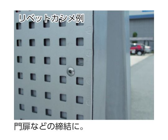 ロブテックス ブラインドリベット（アルミ/アルミ製） 8-8（500本入） 箱入 NA8-8 1箱(500本入)