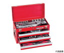 TONE 整備用工具セット ツールセット 差込角12.7mm 62点セット マットブラック TSS450BK 1セット