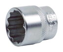 トラスコ中山 ソケット(12角) 差込角12.7 対辺22mm TS4-22W 1個