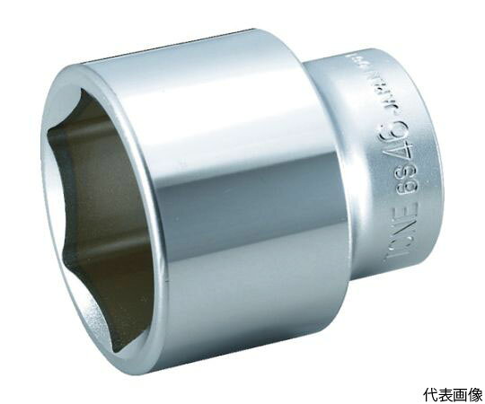 TONE ソケット（6角） 対辺寸法30mm 差込角19.0mm 6S-30 1個●スタンダードタイプの対辺六角形状です。●差し込み後、トルクをかけてもナメにくくなっています。●ボルト・ナットの締付け・緩め作業用。●対辺寸法（mm）：30●差込角（mm）：19.0●全長（mm）：56●対辺形状：6角●対辺（mm）：30●材質／仕上：構造用鋼●注意：インパクトレンチなど動力工具には使用しないでください。●原産国：日本●コード番号：396-4141