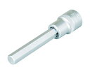 TONE ロングヘキサゴンソケット 対辺寸法10mm 全長100mm 4H-10L 1個