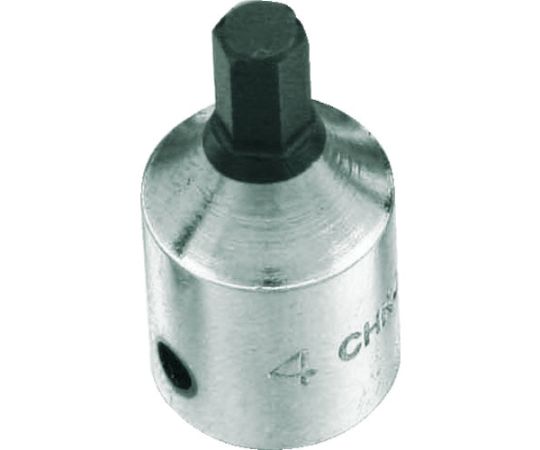 スエカゲツール（Pro-Auto） ヘックスソケット　5mm HS050 1個●ラチェットハンドルやスピンナハンドルと組み合わせて使用します。●六角穴付きボルトの締め付け、緩め作業。●対辺寸法（mm）：5●差込角（mm）：6.35●全長（mm）：25●ソケット外径（mm）：12.5●サイズ（mm）：六角5●対辺（mm）：5●材質／仕上：クロムバナジウム鋼（Cr-V）●原産国：日本●コード番号：396-1761