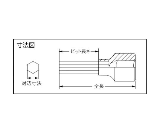Shop de clinic楽天市場店のミトロイ（水戸工機） 3/8　ヘックスソケット　12mm 312HT 1個｜アングル3