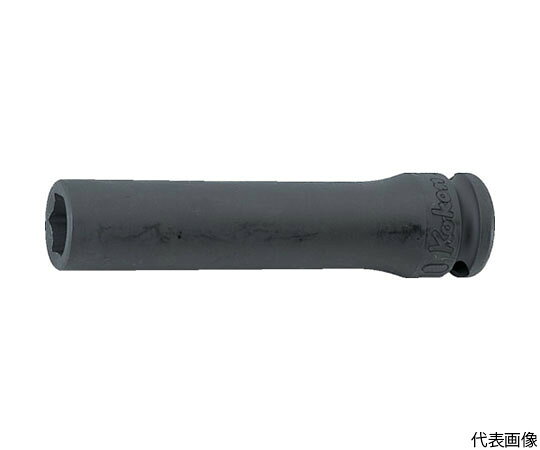 山下工業研究所 インパクトディープソケット　対辺14　差込角9.5　全長80 13300M-14 1個●ボルト/ナットに接する開口部（6角）はもちろんのこと、差込側の四角駆動部にも角を傷めずハイトルクを確実に伝える面接触のフラットドライブを採用しています。●対辺寸法（mm）：14●差込角（mm）：9.5●全長（mm）：80●対辺形状：6角●適合Cリング：PK1301C（対辺8〜12mm）、PK1302C（対辺13〜24mm）●材質／仕上：クロムモリブデン鋼（SCM435）●セット内容／付属品：Cリング●原産国：日本●コード番号：329-8973