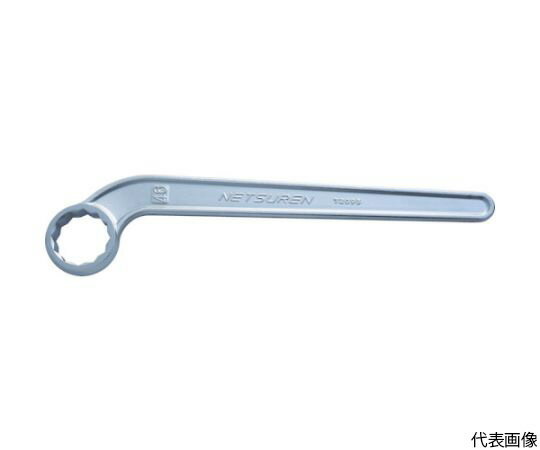 三木ネツレン 曲柄片口めがねスパナ23 L0631 1丁