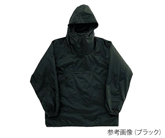 ナイロンヤッケ　ブラック　LL 2203-91 LL カジメイク■特徴■●作業中の泥・風・汚れから体をガードします。●頭から被るヤッケデザインなので、前立てからの風の侵入を防ぎます。■仕様■●仕様：ナイロンヤッケ●身長：175〜185cm●胸囲：96〜104cm●色：ブラック●材質：ナイロン