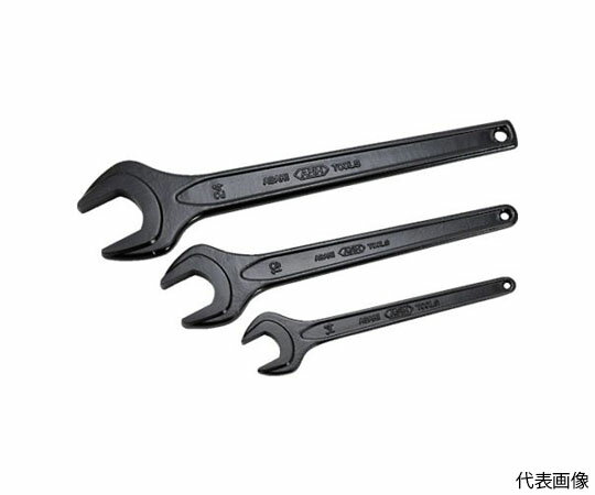 旭金属工業 丸形片口スパナ強力タイプJISH115mm SS0115 1丁