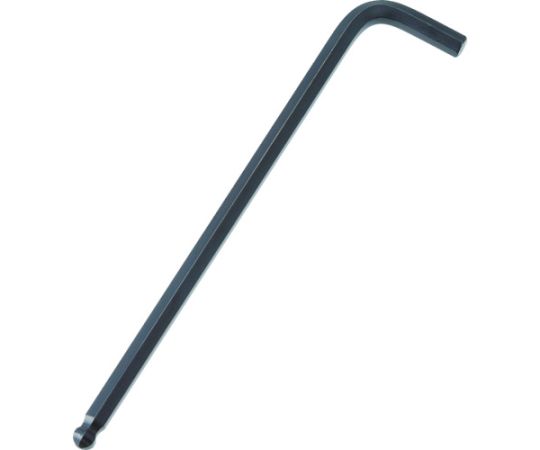 トラスコ中山 ボールポイント六角棒レンチ　ロングタイプ　7.0mm TBRL-70 1本●力が入りやすいロングタイプです。●硬度はHRC52〜56です。●対辺寸法（mm）：7●首下寸法（mm）：34●全長（mm）：190●表面処理：黒染め●対辺（mm）：7●材質／仕上：クロムバナジウム鋼（Cr-V）、表面処理／黒染め●原産国：台湾●コード番号：389-6617
