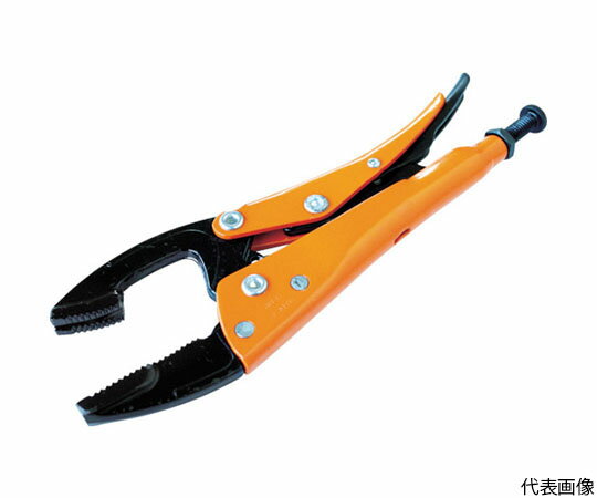 GRIP-ON グリッププライヤー（溝付先端仕様）　190mm 122-07 1丁