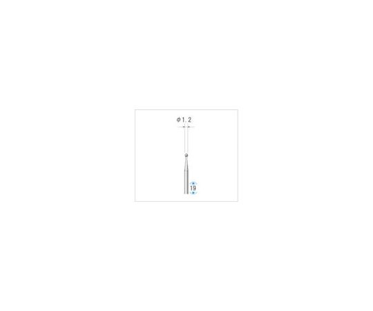ナカニシ 超硬カッター　（1Pk（袋）=5本入）　刃径1.2mm 22015 1パック(5本入)