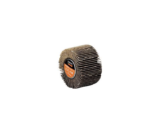 トラスコ中山 スピンネジ式フラップホイール　外径40　（5個入）　#60　60# SF-4025 60 1箱(5個入)●軸がねじ込みになり、着脱がワンタッチでできます。●チャックに軸を取り付けたまま、取り替えることができます。●別売のスピン軸を使うことで軸長が標準長さ（40mm）と深穴用（100mm）の軸を取り替えて作業ができます。●サビ落とし、バリ取り、ブレージング。●円筒形内部、コーナー部などの研磨。●使用工具：ストレートグラインダー・電気ドリル・ボール盤・充電インパクトドライバー（六角軸使用時）●粒度（#）：60●外径（mm）：40●幅（mm）：25●羽根枚数（枚）：約58●最高使用回転数（rpm）：18000●シャフト交換式●適用スピン軸：SS-6040、SS-6100●注意：作業時は必ず安全帽、安全メガネ等の保護具をご着用ください。●最高使用回転数以下でご使用ください。●スピン軸は別売です。●原産国：日本●コード番号：275-8369