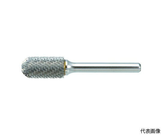 トラスコ中山 超硬バー　先丸円筒型　Φ16X刃長25X軸6　ダブルカット TB2C160 1本