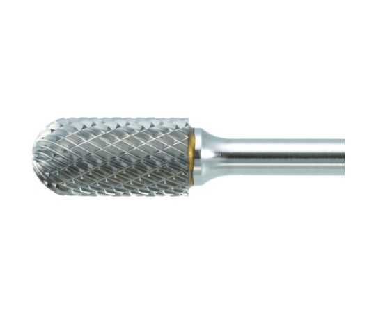 トラスコ中山 超硬バー　先丸円筒型　Φ12.7X刃長25X軸6　ロング　ダブル TB2C127L150 1本●理想的な切れ刃形状の設計により優れた切れ味を実現しています。●ロングシャンクタイプです。●奥深い個所の研削、バリ取り、面取りに。●形状：先丸円筒型（ダブルカット）●刃径（mm）：12.7●刃長（mm）：25●軸径（mm）：6●軸長（mm）：152.4●タイプ：ロー付●注意：作業時は必ず安全帽、安全メガネなどの保護具をご着用ください。●特別に長いシャンクのため最高使用回転数を提示できません。●使用回転速度を下げてご使用ください。●使用前に必ず試行の上安全な回転数を求め作業を開始してください。●原産国：アメリカ●コード番号：436-4040