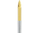 ナカニシ チタンコート超硬カッター テーパー(オール超硬)刃径3mm 刃長6mm 21261 1本