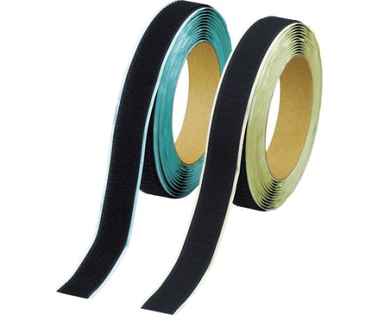 トラスコ中山 マジックテープR弱粘着タイプ50mmX5m黒（1巻=1セット） TPD-505MTS-BK 1組／セット