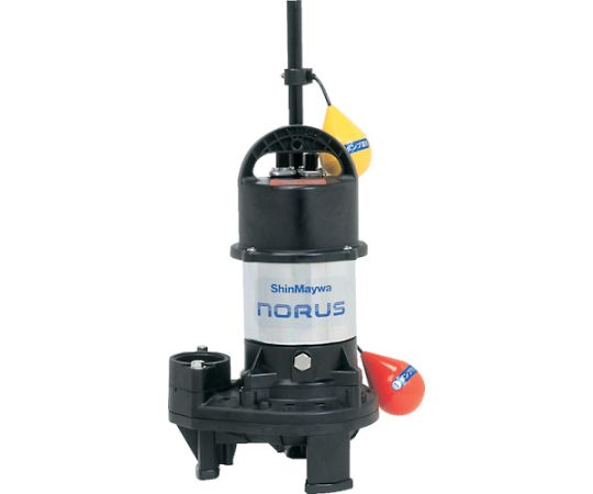 新明和工業 水中ポンプ"ノーラス" 高機能樹脂ポンプ 吐出量100L/min全揚程（50/60Hz）3.9/3.9m CRS401D..