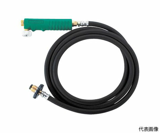 トラスコ中山 プロパンバーナー用ホース　5M　バルブ付 TB-H5MB 1本