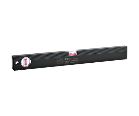 エビス（水平器） 磁石付ベーシックレベルブラック　450mm　ブラック/レッド ED-45MBR 1個●樹脂製フラット型サイドキャップ付で建材等を傷つけません。●水平気泡管は拡大レンズ付きで大変見やすく、精度調整機構付で便利です。●測定基準面がV溝付でパイプ等の測定ができます。●6本線気泡管は1/100と2/100勾配の測定ができます。●垂直気泡管は精度調整機構付で便利です。●磁石付で鉄骨工事・プラント工事に便利です。●水平・垂直の測定に。●長さ（mm）：450●高さ（mm）：51●厚さ（mm）：19.5●マグネット：2ヵ所●本体色：ブラック●気泡管色：レッド●精度：±1.00mm/m=±0.0573°●感度：0.35mm/m=0.0201°●材質／仕上：本体／アルミ合金押出材硬化処理、気泡管／アクリル樹脂（PMMA）●原産国：日本●コード番号：485-0564