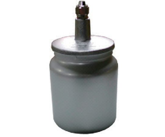 近畿製作所 吸上式塗料カップ 0.7L KS-07-2 1個●塗料をできるだけ最後まで使える様、吸上げパイプを曲げています。●簡単に脱着できます。●適用流体：塗料、シンナー他。●適合スプレーガン：C-63S、7S●取付ねじ：G1/4●容量（L）：0.7●材質／仕上：アルミダイカスト●原産国：日本●コード番号：108-1527