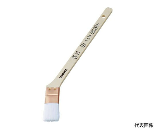 トラスコ中山 水性用目地刷毛　平　10号　30mm TPB-436 1本●水性塗料や弱溶剤塗料に適応した目地用刷毛です。●部材間の隙間・継ぎ目の部分や細部塗装に最適です。●水性塗料、弱溶剤塗料に。●刷毛幅（mm）：30●毛丈（mm）：30●玉厚（mm）：6●全長（mm）：270●毛厚（mm）：6●材質／仕上：毛：ポリブチレンテレフタレート（PBT）・ポリエチレンテレフタレート（PET）、柄：木●原産国：中国●コード番号：479-2114