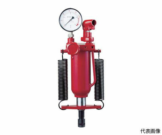 マサダ製作所 矯正油圧プレス用プレスジャッキ部 15トン MHP-15J 1台●油圧矯正プレスの動力部です。●お客様で作成したフレームに取り付けていただきご使用ください。●能力kN（t）：150（15）●ラムストローク（mm）：160●高さ...