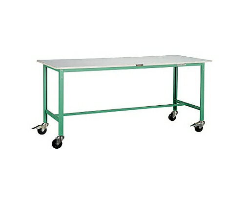 トラスコ中山 RAE型作業台 1200X750XH740 100φキャスター付 RAE1200C100DG 1セット