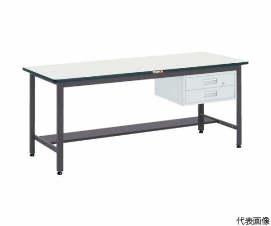 トラスコ中山 AEWP型作業台　1800X900XH740　2段引出付 AEWP-1890F2 1台