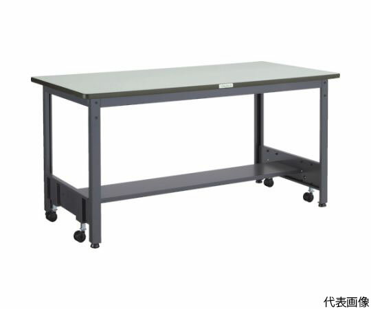 トラスコ中山 CFWR型作業台　1800X900XH740 CFWR-1890 1台●移動に便利なキャスター内蔵の作業台です。●天板材質：リノリューム張●間口（mm）：1800●奥行（mm）：900●高さ（mm）：740●脚部カラー：ダーク...