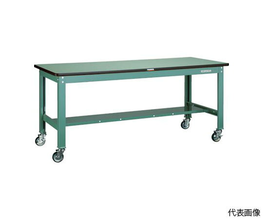 トラスコ中山 RHW型作業台　1800X900　Φ100ウレタンキャスター付 RHW-1809CU100 1台