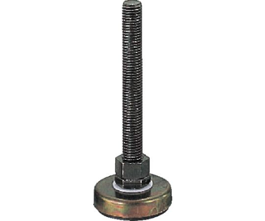 トラスコ中山 作業台用アジャスターセット　M16X20　138L AJG16-60-130-4S 1セット(4個入)●作業台の水平レベル、高さ調整が可能です。●許容荷重（kgf/セット）：2000●ねじ長さ（mm）：130●全高（mm）：154●底径（mm）：60●ねじ寸法：M16×2.0●材質／仕上：鉄、ネオプレンゴム（硬度80）●原産国：日本●コード番号：284-9879●北海道・沖縄・離島は別途配送費が必要です。