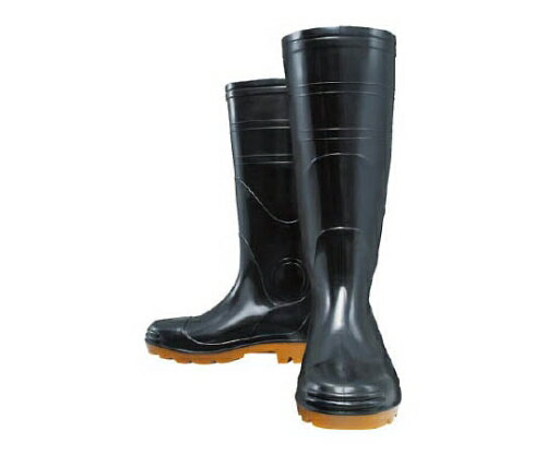 おたふく手袋 安全耐油長靴 黒 30.0 JW709BK300 1セット