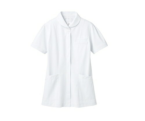 住商モンブラン ナースジャケット 半袖 白 73-1692 M 1枚