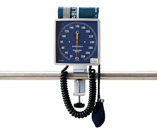 ケンツメディコ No．541 大型アネロイド血圧計 クランプ型 ブルー 0541B052 1個