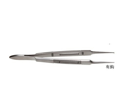 日本フリッツメディコ 形成デリケートピンセット 11.5cm 有鈎 EF-2102 1本