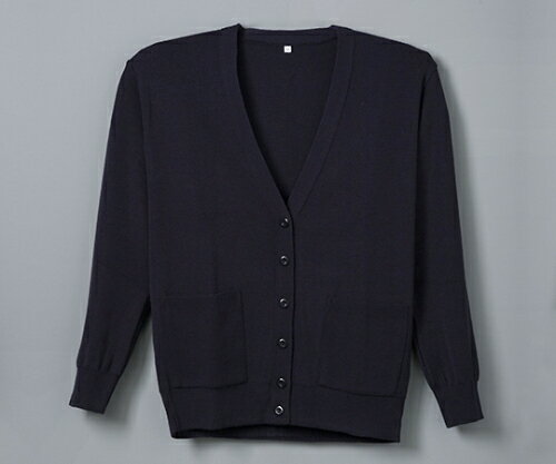 ディーフェイズ 抗ピル貼りポケ付カーディガン 濃紺 LL D-1011 1枚