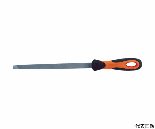 バーコ エルゴハンドル付　三角ヤスリ　中目　刃長250 1-170-10-2-2 1本