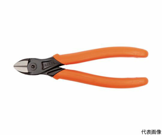 バーコ 強力型軟・硬線両用ニッパー 銅線切断Φ3.8mm 全長160mm 2101D-160 1丁(4)