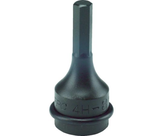 フラッシュツール ヘキサゴンレンチ　差込角12.7mm　対辺8mm 4H-8 1個●インパクト用のヘキサゴンソケットです。●対辺寸法（mm）：8●差込角（mm）：12.7●全長（mm）：60●対辺（mm）：8●材質／仕上：クロムモリブデン鋼●セット内容／付属品：ピン・リング●原産国：日本●コード番号：769-6850