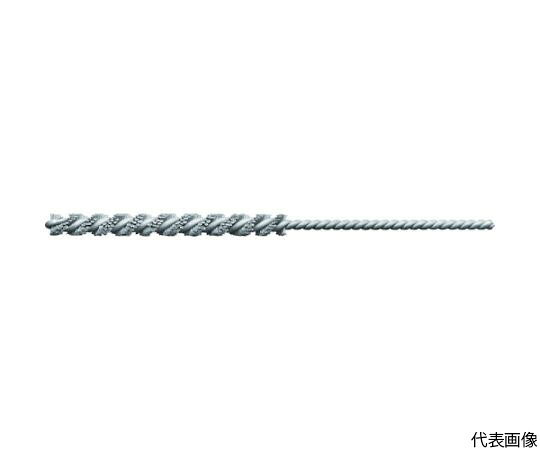 LESSMANN マイクロブラシ　砥粒入ナイロン　#1000　φ1.2 54520012 1本●細い穴の内径用バリ取りに適しています。●高品位の線材を使用しており、耐久性に優れ、長寿命です。●チューブや配管等のバリ取り作業に。●ブラシ部長さ（mm）：18●軸径（mm）：0.7●適合内径（mm）：1.2●全長（mm）：100●砥粒：シリコンカーバイド●材質／仕上：ワイヤ／砥粒入ナイロン●原産国：ドイツ●コード番号：766-4371