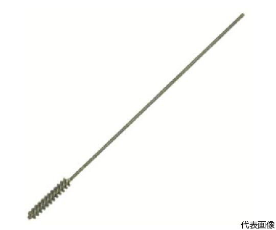 ユーコー・コーポレーション フレックスホーン#AO180　BC型　アルミオキサイド　軸径2.8mm　AO180 BC-6.4 AO180 1本●シャフトから出ているファイバー樹脂製の足に人口砥粒を焼結させた玉をつけた構造です。●足がナイロン樹脂で弾力性に富み、ワークの内面のバリ、凹凸のあるワークの内面も研磨可能です。●SC（シリコンカーバイト）ワークの材質が比較的硬いもの（鋳鉄、炭素鋼、焼き入れした鉄など）●AO（酸化アルミナ）ワークの材質が比較的柔らかいもの（アルミニウム、ステンレス、銅など）＜粗い粒度＞#60、120、180、主にバリ取り用＜細かい粒度＞#240、320、600、主に研磨用＜LAルビゲートアルミナ＞#1000相当（鏡面仕上用）（#20、#40、#80、#400、#800、は特注品として申し受けます）●各種機器・部品の円筒部内面のバリ取り、研磨、仕上げ、面取り。●内燃エンジン・油圧シリンダーほか各種シリンダーのホーニング仕上げ。●チューブ、パイプ内面の錆落とし、研掃、研磨。●全長（mm）：203●軸径（mm）：2.8●適合内径（mm）：5.5〜6.5●砥粒：アルミオキサイド●砥粒部長さ（mm）：38●シャフト径（mm）：2.8●回転数は、ワークによって異なるがおよそ300〜1200rpmの間で使用●作業時間はワークの材質および使用目的によって異なるが目安として10〜20秒、往復運動は目安として2秒に1往復位●研削液は、水溶液（ソリューブタイプ）またはスピンドル油を使用●使用工具：電動ドリル、ボール盤、マシニングなど●材質／仕上：砥粒／アルミオキサイド、シャフト／亜鉛メッキ線、ブラシ部／ナイロン●原産国：アメリカ●コード番号：756-8223