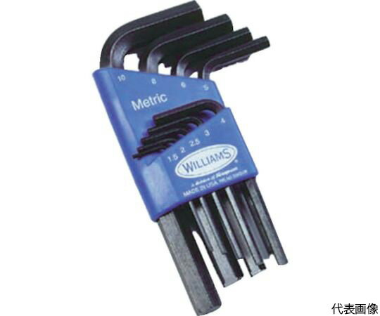 WILLIAMS ヘックスキーセット　ショート　ミリ　9本 JHW10509 1セット(9本入)